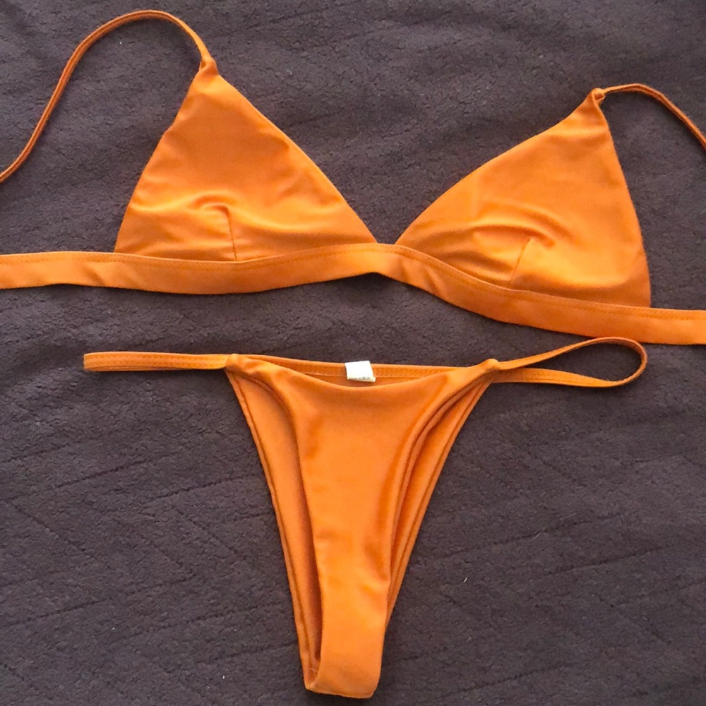 Orange bikini set